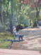 Delcampe - Fernand PROUST (XXème) Huile Sur Toile "Parc Monceau  Paris " Juin 1974 - Oils