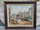 Ancien Tableau Marché Breton Signé L. Masson  Signé L. Masson (Lucien Masson) - Oils