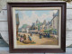 Ancien Tableau Marché Breton Signé L. Masson  Signé L. Masson (Lucien Masson) - Olieverf