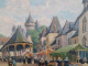 Delcampe - Ancien Tableau Marché Breton Signé L. Masson  Signé L. Masson (Lucien Masson) - Oils