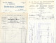 Lot De 22 Factures 14x21 Grands Magasins, Chaussures, Lainages... Saint-Brieuc (22) 1922-1928 - Kleding & Textiel