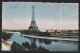Stationery Postcard Of The Eiffel Tower From 1952 With An Old Paris Vignette.Carte Postale De Papeterie De La Tour Eiffe - Hotel- & Gaststättengewerbe