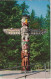 CANADA - Vancouver. Thunderbird Totem Pole Stanley Park.  1957 Postmark - Vancouver