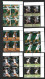 St Vincent 1987 Wimbledon Tennis Champions Set 8 MNH Blocks Of 4 Becker Navratilova Lendl Graf - St.Vincent (1979-...)