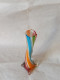 Delcampe - Vaso Multicolore Torchon Vetro Di Murano - Vazen