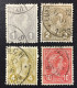 1895 Luxembourg - Grand Duke Adolf - 4 Stamps - 1895 Adolfo De Perfíl