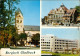 Bergisch Gladbach Rathaus, Kirche St. Laurentius, Kreisverwaltung 1977 - Bergisch Gladbach
