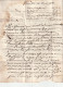 1761 - Mention Manuscrite PAR EXPRES Sur Lettre Pliée De Grenoble Vers Chabons, Isère - Règne De Louis XV - 1701-1800: Voorlopers XVIII