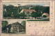 Ansichtskarte Burkau (Oberlausitz) Porchow Gasthaus V. Heiterem Blick 1901 - Burkau