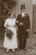 Hochzeit - Brautpaar Kleid Anzug Zylinder Mode 1922 Privatfoto Foto - Marriages