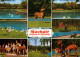 Bocholt (Westfalen) Tierpark (Zoo) Mehrbild-AK 8 Ansichten Tiere 1980 - Bocholt