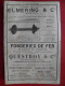 PUB 1884 - Fonderie Fer J Manil 08 Vivier-aux-Court, Willaime 08 Vrigne-aux-Bois, Elmeric 76 Rouen, Questroy 59 Lille - Publicités