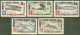 Cuba C122-C126,C126a,MNH.Michel 467-471,Bl.15. HAVANA-1955,Airplanes,Zeppelin. - Neufs