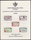 Cuba C122-C126,C126a,MNH.Michel 467-471,Bl.15. HAVANA-1955,Airplanes,Zeppelin. - Neufs