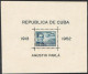 Cuba C61a-C62a,C61b-C62b,as Lightly Hinged. Flight Of Augustin Parla-30.1952. - Ungebraucht