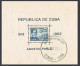 Cuba C61a-C62a,C61b-C62b,used.Michel B.11-14. Flight Of Augustin Parla-30.1952. - Ongebruikt