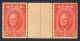 Cuba 406 Gutter Pair, MNH. Mi 209. Franklin D. Roosevelt, 2nd Death Ann. 1947. - Neufs