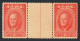 Cuba 406 Gutter Pair, MNH. Mi 209. Franklin D. Roosevelt, 2nd Death Ann. 1947. - Unused Stamps