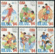 Cuba 3545-3550, 3551, MNH. World Soccer Cup USA-1994. - Ongebruikt