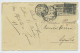 D7172] TORINO PIAZZA CARLO FELICE ANGOLO CORSO VITTORIO - ALBERGO LIGURE - TRAM Viaggiata 1924 - Orte & Plätze