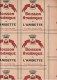 ***  ETIQUETTE *** Planche Complete Signée BAT Bon à Tirer  1943 Boisson Hygienique - Angoulème ANISETTE Commande De 800 - Alkohole & Spirituosen