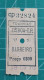 PORTUGAL TRAIN TICKET CP 32824 - Europa