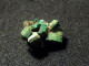 Torbernite Cluster  ( 1 X 0.5 X 1 Cm ) Margabal - Aveyron - France - Mineralien