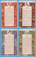 Delcampe - SERIE COMPLETE DE 12 CARTES POSTALES ASTROLOGIE - HOROSCOPE - 12 SIGNES DU ZODIAQUES - EDITEUR M.D. PARIS - Astrologia