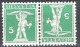 SWITSERLAND Yvert 136c Type II * (Zumstein Kehrdrucke K7II) - Tete Beche