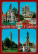 73231208 Erlangen Hugenottenbrunnen Rathaus St Matthaeuskirche Hugenottenplatz W - Erlangen