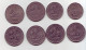 (Monnaies). Bolivie. 1 $ 1978 X4, 1972, 1974, 50 C 1978, 25 C 1972 & Argentina 10 C 1992 - Bolivie