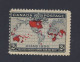 1898 Canada X-mas Map Stamp #86-2c MNH Fine Guide Value = $35.00 - Neufs