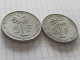 2 Pièces De 5 Francs Banque Centrale Congo Belge Ruanda-Urundi 1958 - 1951-1960: Baudouin I.
