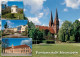 73228495 Neuruppin Tempelgarten Seehotel Fontane Altes Gymnasium Klosterkirche   - Neuruppin