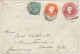 GB 4.3.1902, Very Fine QV 4d Orange And 3d Lake Stamped To Order Compound Postal Stationery Envelope (watermarked Paper, - Lettres & Documents
