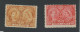 2x Canada Victoria Jubilee MH Stamps #51-1c F/VF 53-3c Fine Guide Value = $35.00 - Neufs