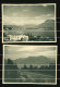 2x Orig. Foto 1938 Blick Auf Lugano Lügàn Kanton Tessin Luganer See Aus Fahrendem Zug - Lugano