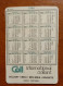 Calendrier De Poche Coll,International Collant    1996 - Small : 1981-90