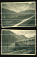 2x Orig. Foto 1938 Bellinzone Bellinzona Kanton Tessin  Aus Fahrendem Zug, Eisenbahn Schienen Ortspartie - Bellinzone