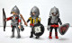 Playmobil. Tres Soldados Medievales - Playmobil