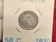 Francia France 50 Centimes 1910 A Paris Km 854 Plata - Autres & Non Classés