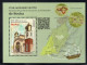 URUGUAY 2023 (Church, Ship, Fortification, Architecture, Military, Christianism, Saint Michael, Saint Teresa) - 1 Block - Iglesias Y Catedrales