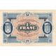 France, Gray Et Vesoul, 1 Franc, 1919, TTB+, Pirot:62-13 - Chambre De Commerce