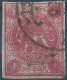 PERSIA PERSE IRAN,1876 Lion 1 Keran, Violet Carmine Type C,Postmark Zandjan,Signed:M.Sadri - Iran