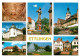 73226325 Ettlingen Fresken Schloss Brunnenfigur Strassencafes Kirche Parkanlage  - Ettlingen