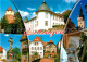 73225622 Ettlingen Schloss Tuerme Statuen Fachwerkhaus Ettlingen - Ettlingen