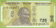 Voyo INDIA 20 Rupees 2022 P110d B299d 31P Letter M UNC - India