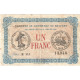 France, Belfort, 1 Franc, 1916, TTB, Pirot:23-40 - Camera Di Commercio