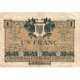 France, Tours, 1 Franc, 1920, TB+, Pirot:123-4 - Camera Di Commercio