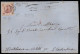 Ltr 1858 -  Napoli - Lettera T. Dell'Annunziata A S. Costantino, 2 Grana (5a) Strade Ferrate, Cert Merone/Colla (15.000) - Nápoles